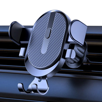 New Gravity Car Phone Holder Car Air Vent Hook Clip Mount Smartphone GPS Car Stand Bracket Support in Car 1PCS
