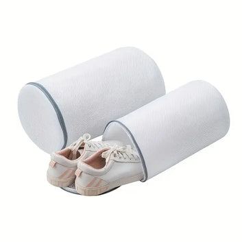 Mesh Laundry Bag Durable Mesh Zipper Closure – Protects Shoes and Bras
